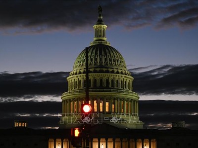 Trụ sở Quốc hội Mỹ ở Washington, D.C. Ảnh: THX/TTXVN