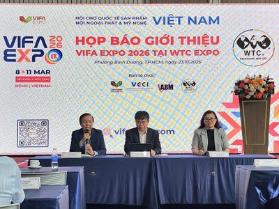 Hội chợ VIFA EXPO 2026 được kỳ vọng trở thành sự kiện xúc tiến thương mại chiến lược của ngành gỗ.