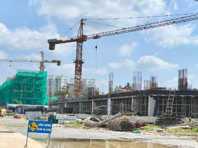 Một dự án nhà ở xã hội tại Hà Nội do doanh nghiệp tư nhân làm chủ đầu tư. Ảnh: Thanh Vũ