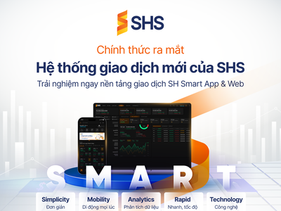 Chứng khoán SHS ra mắt nền tảng giao dịch SH Smart app và web hoàn toàn mới
