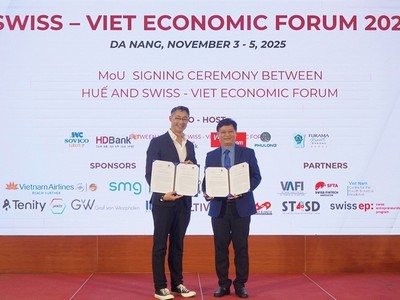 TP. Huế và Diễn đàn Kinh tế Thụy Sĩ - Việt Nam ký kết hợp tác 