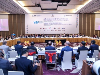 Diễn đàn Doanh nghiệp Việt Nam thường niên 2025 diễn ra chiều ngày 10/11/2025 tại Hà Nội. Ảnh: Đức Thanh