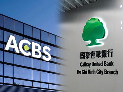 ACBS nhận hạn mức vay nước ngoài tín chấp 30 triệu USD từ Ngân hàng Cathay United Bank