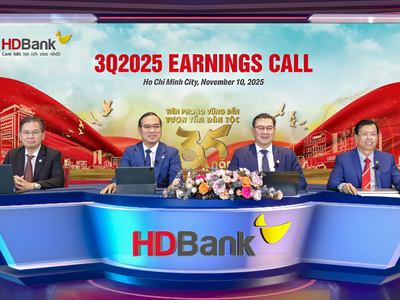 Đại diện Ban lãnh đạo HDBank tại Hội nghị Nhà đầu tư quý 3/2025