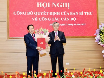Chủ tịch UBND tỉnh Ninh Bình Phạm Quang Ngọc làm Phó bí thư Tỉnh ủy Hưng Yên 