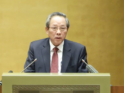 Phó trưởng ban Thường trực Ban Tổ chức Trung ương Hoàng Đăng Quang. Ảnh: Duy Linh. 