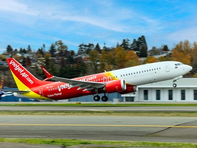 Vietjet (VJC) nhận tàu bay Boeing đầu tiên, đánh dấu bước ngoặt chiến lược tại Thái Lan