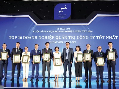 Cuộc bình chọn Doanh nghiệp niêm yết tôn vinh các doanh nghiệp quản trị tốt nhất theo nhóm quy mô vốn hóa 