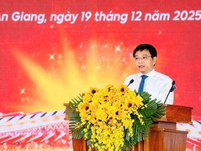 Bộ trưởng Nguyễn Văn Thắng phát biểu chỉ đạo tại lễ khởi công Dự án tuyến tàu điện đô thị đoạn 1 tại Đặc khu Phú Quốc. 