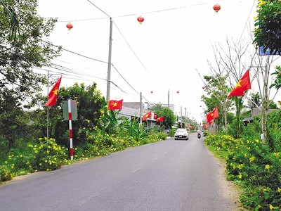 Kết cấu hạ tầng nông thôn TP. Cần Thơ ngày càng đồng bộ (Nguồn: Báo Cần Thơ) 