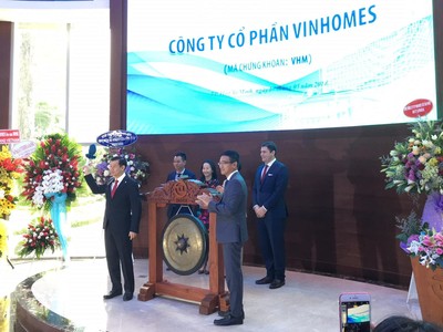 Vinhomes chính thức niêm yết 2,68 tỷ cổ phiếu