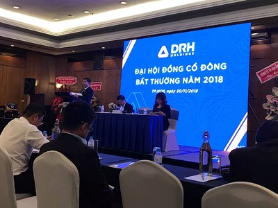 Năm 2018, DRH Holdings ước đạt lợi nhuận 72 tỷ đồng, chỉ hoàn thành 40% kế hoạch