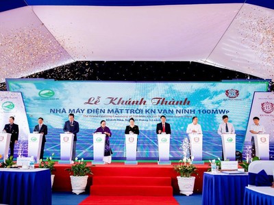 LCG tham gia dự án với vai trò tổng thầu EPC nhà máy Điện Mặt Trời KN Vạn Ninh, khánh thành 26/12/2020