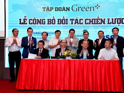 Tập đoàn Green + ký hợp tác chiến lược với HSC, VCB và đối tác Nhật Bản
