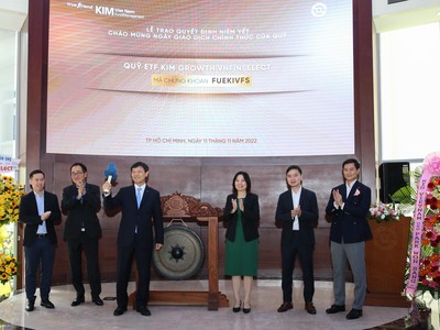Chứng chỉ quỹ Quỹ ETF KIM Growth VNFINSELECT (FUEKIVFS) chính thức niêm yết