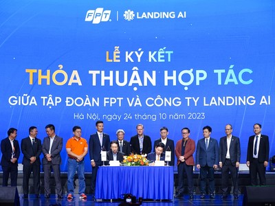 FPT và Landing AI ký kết hợp tác chiến lược.