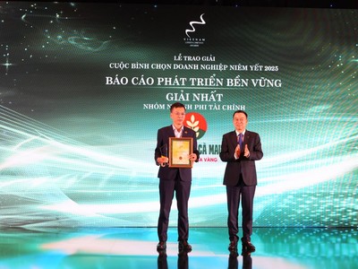 Phân bón Cà Mau (DCM) đạt cú đúp giải thưởng Bình chọn Doanh nghiệp niêm yết