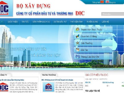 DIC ước vượt 39% kế hoạch lợi nhuận 2013