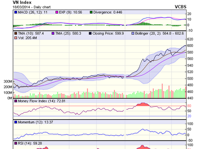 Biểu đồ kỹ thuật VN-Index. Nguồn: VCBS