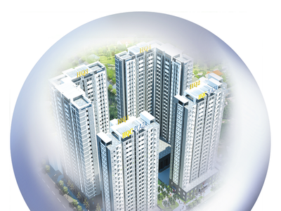 Hình phối cảnh dự án nhà ở xã hội HQC Plaza