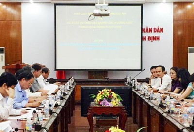 Ban Lãnh đạo Tập đoàn FLC báo cáo tiến độ dự án với Lãnh đạo tỉnh Bình Định