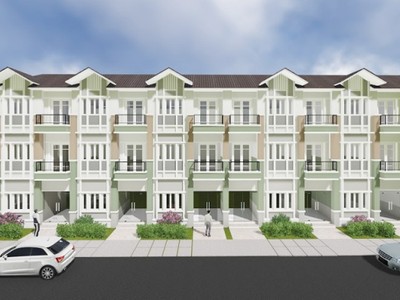 Phối cảnh khu căn hộ của dự án Pruksa Town