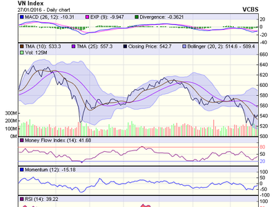 Biểu đồ kỹ thuật VN-Index. Nguồn: VCBS