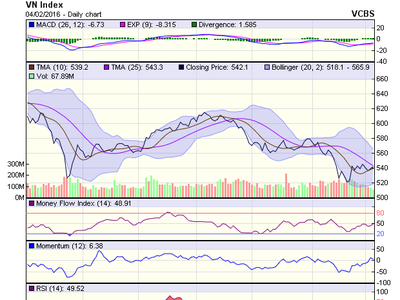 Biểu đồ kỹ thuật VN-Index. Nguồn: VCBS