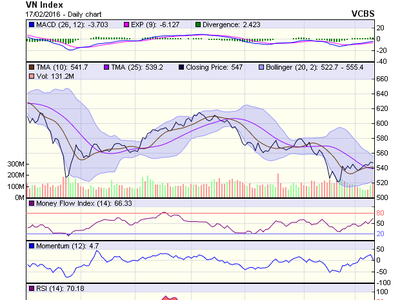 Biểu đồ kỹ thuật VN-Index. Nguồn: VCBS