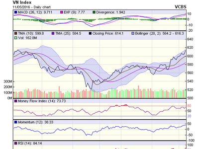 Biểu đồ kỹ thuật VN-Index. Nguồn: VCBS