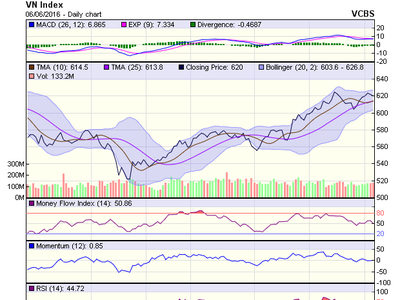 Biểu đồ kỹ thuật VN-Index. Nguồn: VCBS