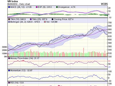 Biểu đồ kỹ thuật VN-Index. Nguồn: VCBS