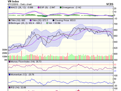 Biểu đồ kỹ thuật VN-Index. Nguồn: VCBS