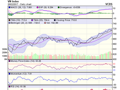 Biểu đồ kỹ thuật VN-Index. Nguồn: VCBS