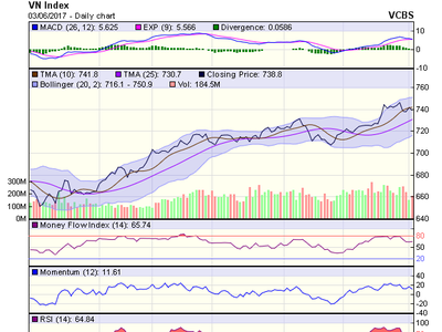 Biểu đồ kỹ thuật VN-Index. Nguồn: VCBS 