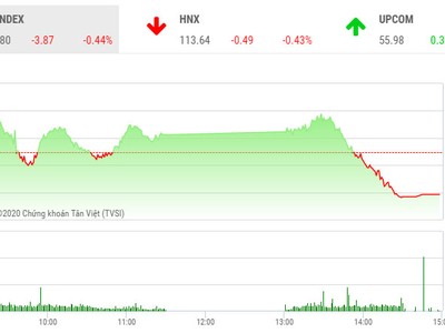 Giao dịch chứng khoán chiều 2/6: VN-Index quay đầu trước áp lực chốt lời