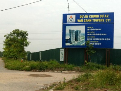 CT1 Vân Canh Tower tiếp tục chậm tiến độ vì thiếu vốn