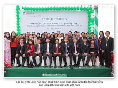 Manulife Việt Nam: tổng doanh thu phí năm 2013 tăng 22%