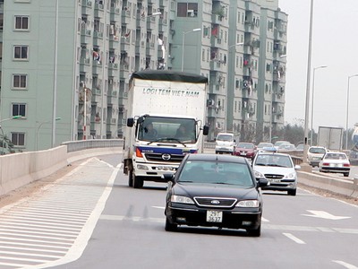 Đường vành đai III trên cao Mai Dịch-Pháp Vân đã góp phần giảm tải cho giao thông Hà Nội 