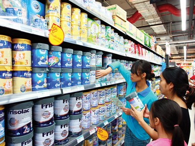 Việc tăng giá trong thời gian qua chỉ diễn ra ở phân khúc thị trường sữa bột 