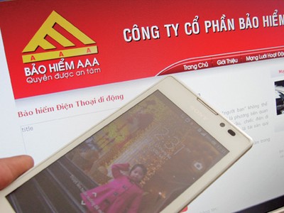 Bảo hiểm mất cắp điện thoại di động của Bảo hiểm AAA khá “ế ẩm”