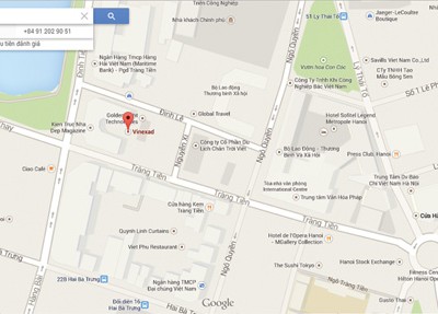 Trụ sở của Vinexad nằm gần kề hồ Hoàn Kiếm, Hà Nội