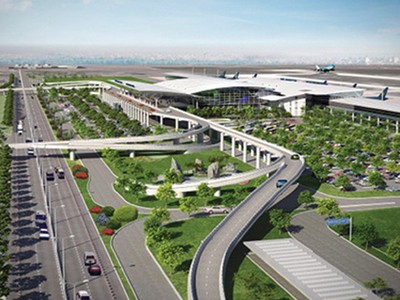 Mô hình Dự án Sân bay Long Thành được dự kiến có thể phục vụ 100 triệu hành khách/năm