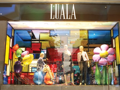 LUALA thứ hai có diện tích 300 m2, nằm sát cạnh MILANO và là vị trí của Gucci trước đây