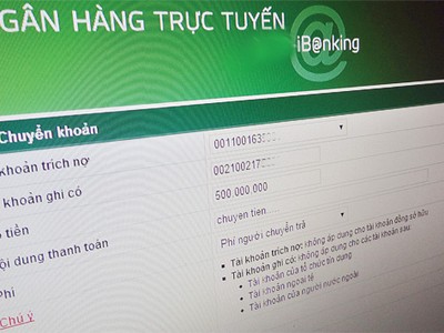 Dự kiến, giao dịch chuyển tiền điện tử trong nước từ 500 triệu đồng trở lên sẽ phải báo cáo