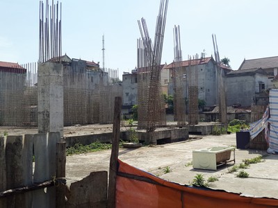 Dự án Khu nhà ở kinh doanh tại phố Thượng Thụy (phường Phú Thượng, Tây Hồ, Hà Nội) của Housing Group sau gần 7 năm triển khai.