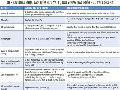 Thế nào là hưu trí tự nguyện và hưu trí tự nguyện bổ sung?