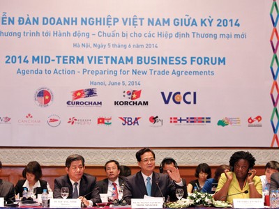 VBF giữa kỳ 2014 có sự tham dự của Thủ tướng Nguyễn Tấn Dũng cùng các bộ ngành liên quan