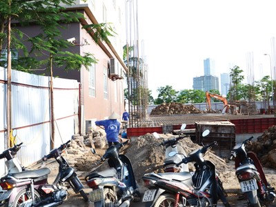 Dự án Nhà N04-B1 của Lideco đang bị đình chỉ thi công vì xây dựng không phép