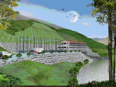 Thủy điện Ngòi Phát sắp phát điện